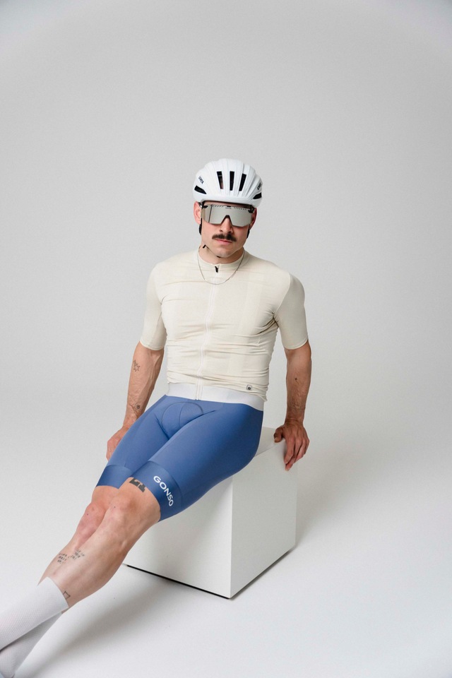 Gonso Radtrikot »Road Jersey M« Herren Fahrradtrikot kurzarm, Full-Zip Trikot, Rückentasche, Slim Fit