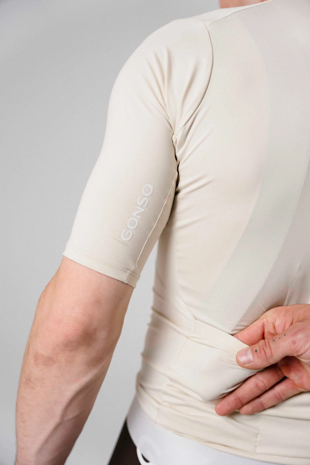 Gonso Radtrikot »Road Jersey M« Herren Fahrradtrikot kurzarm, Full-Zip Trikot, Rückentasche, Slim Fit