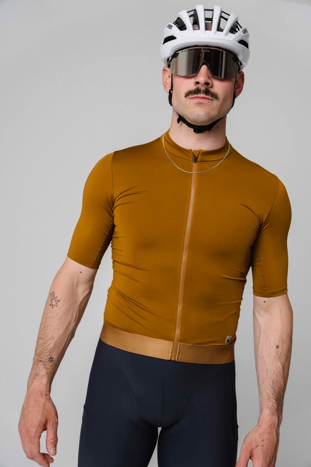 Gonso Radtrikot »Road Jersey M« Herren Fahrradtrikot kurzarm, Full-Zip Trikot, Rückentasche, Slim Fit