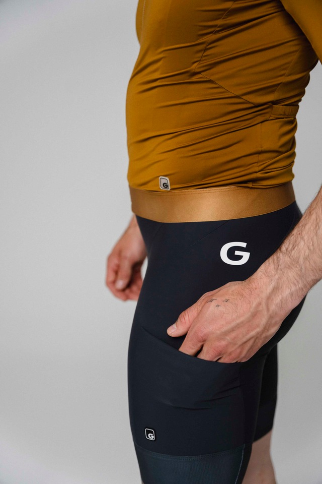 Gonso Radtrikot »Road Jersey M« Herren Fahrradtrikot kurzarm, Full-Zip Trikot, Rückentasche, Slim Fit