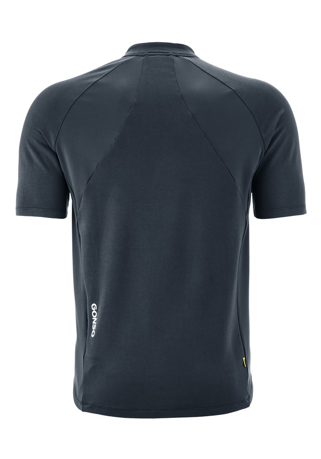 Gonso Radtrikot »Adventure Jersey Nature M« Herren Fahrradtrikot kurzarm, bequemes Half-Zip Trikot, Slim Fit