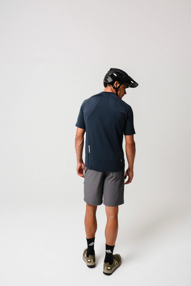 Gonso Radtrikot »Adventure Jersey Nature M« Herren Fahrradtrikot kurzarm, bequemes Half-Zip Trikot, Slim Fit