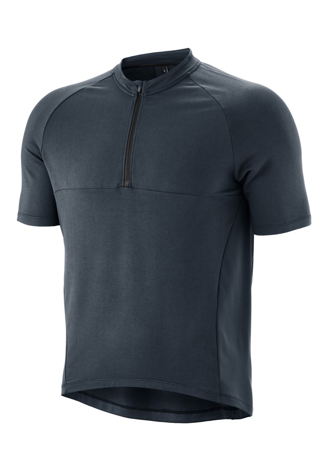 Gonso Radtrikot »Adventure Jersey Nature M« Herren Fahrradtrikot kurzarm, bequemes Half-Zip Trikot, Slim Fit