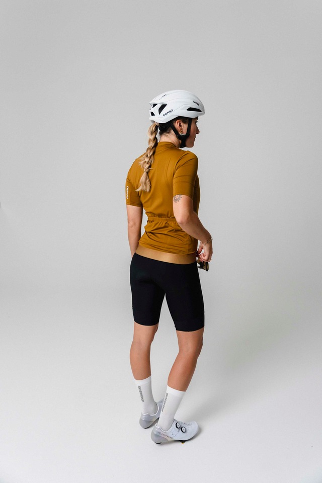 Gonso Radtrikot »Road Jersey W« Damen Fahrradtrikot kurzarm, Full-Zip Trikot, Rückentasche, Slim Fit
