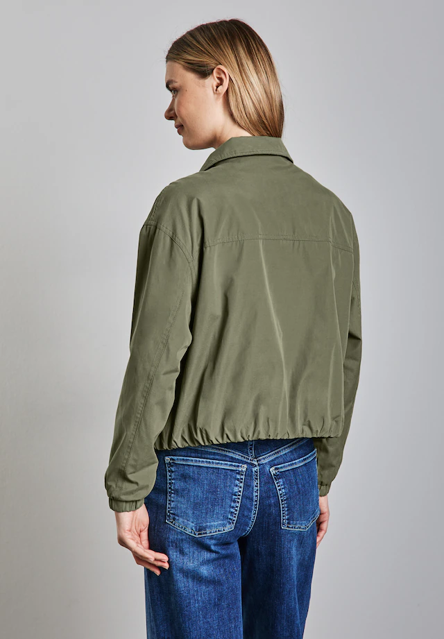 STREET ONE Kurzjacke ohne Kapuze aus softem Materialmix
