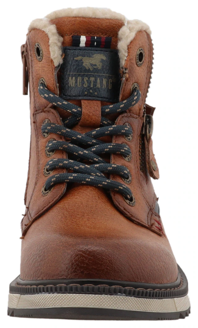 Mustang Shoes Winterboots »Donato« Schnürboots, Outdoorboots mit TEX-Membrane