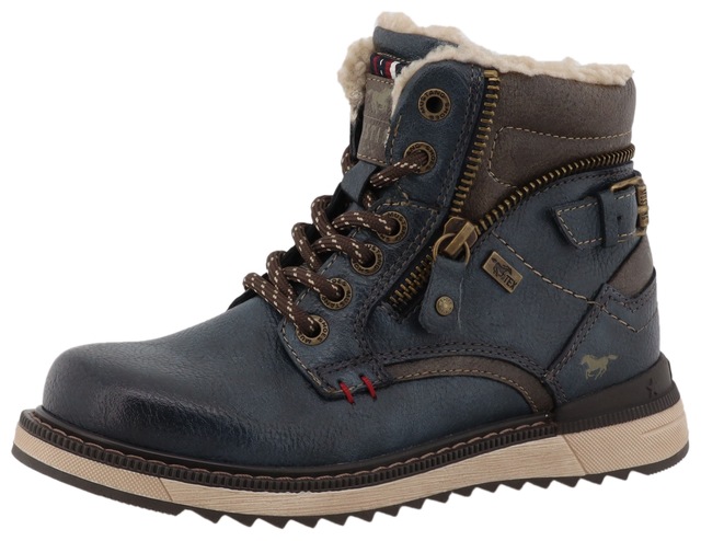 Mustang Shoes Winterboots »Donato« Schnürboots, Outdoorboots mit TEX-Membrane