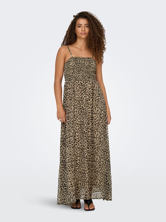 ONLY Maxikleid »ONLELENA VIKKI LIFE STRAP ANK DRESS WVN« Sommerkleid