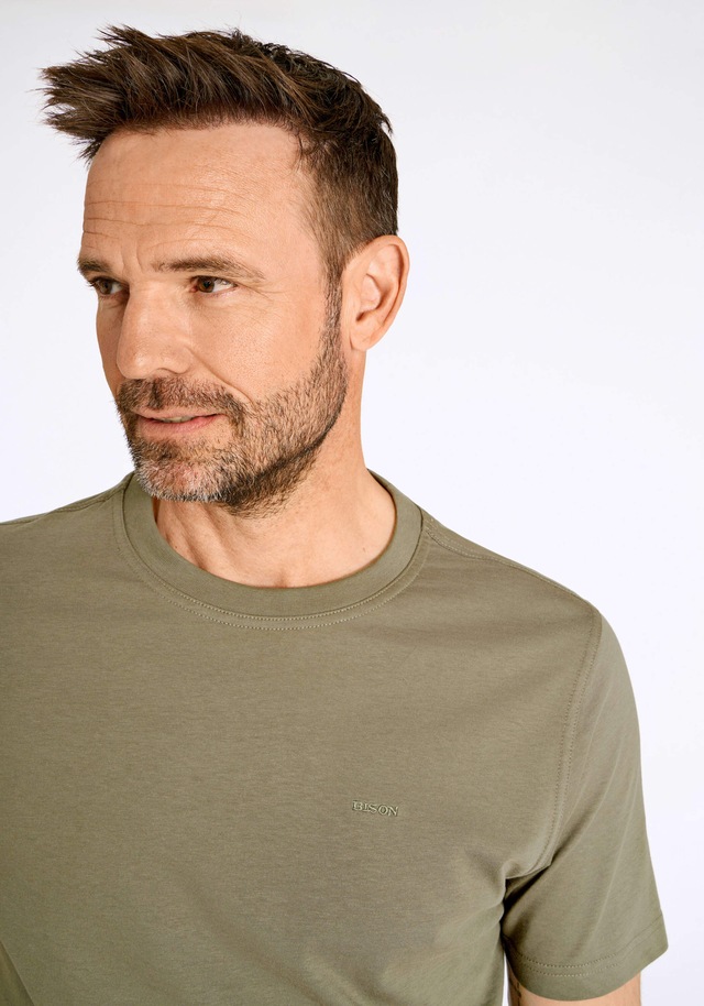 BISON Kurzarmshirt »T-Shirt (Kurzarm) Comfort Fit«