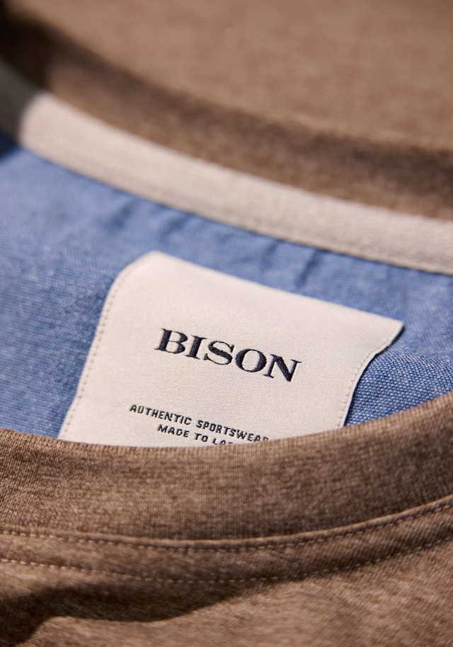 BISON Kurzarmshirt »T-Shirt (Kurzarm) Comfort Fit«