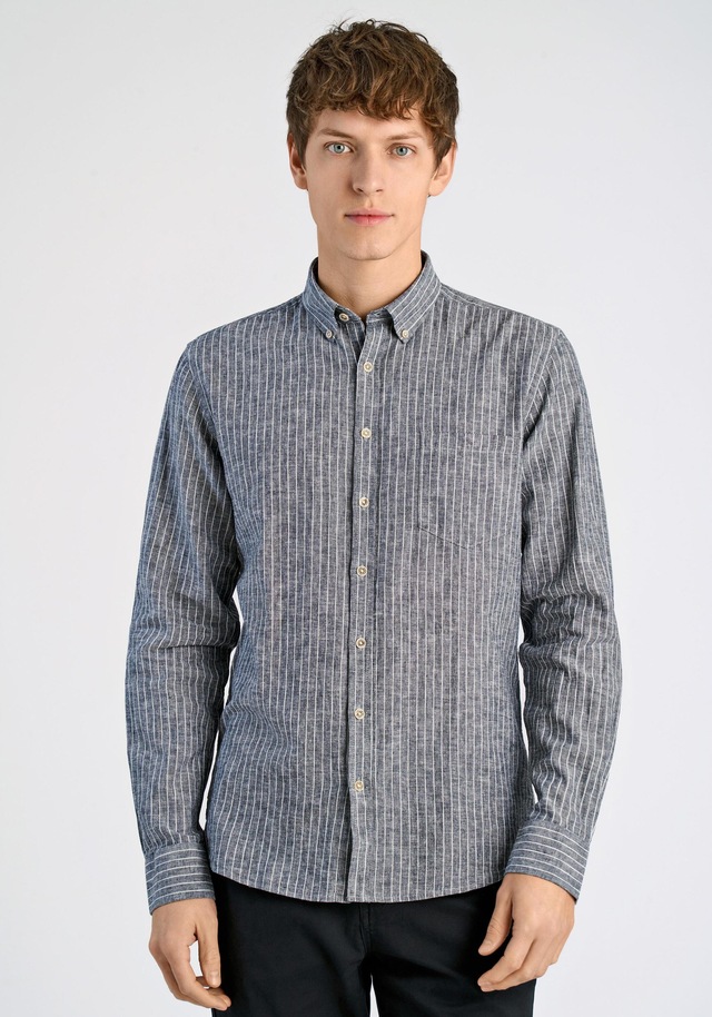 LINDBERGH Leinenhemd »Leinenhemd (Langarm) Relaxed Fit«
