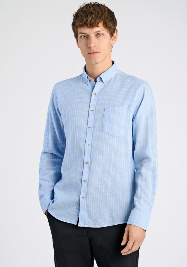 LINDBERGH Leinenhemd »Leinenhemd (Langarm) Relaxed Fit«
