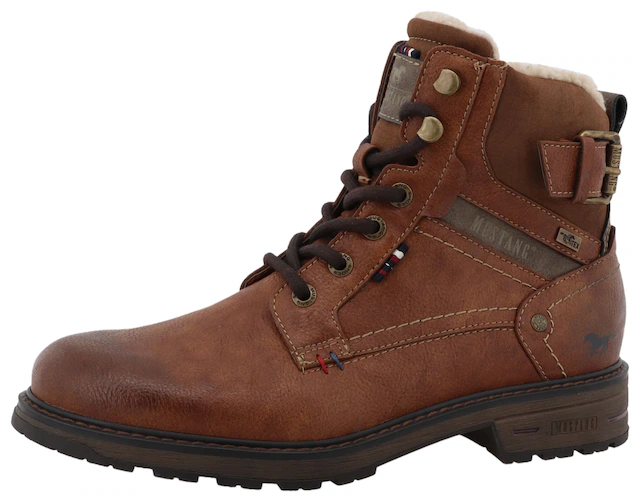 Mustang Shoes Winterstiefelette »Marian« Stiefelette, Boots mit praktischem Innenreißverschluss