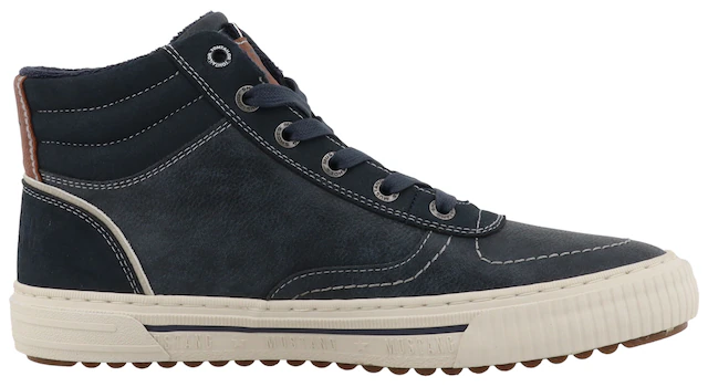 Mustang Shoes Sneaker »Masha« High Top Sneaker, Schnürboots mit Reißverschluss