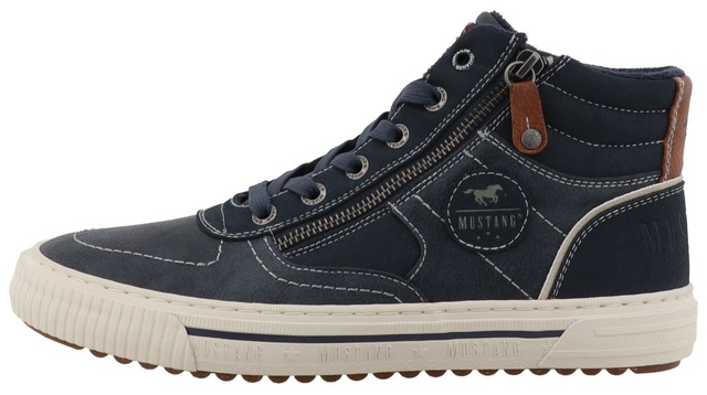 Mustang Shoes Sneaker »Masha« High Top Sneaker, Schnürboots mit Reißverschluss