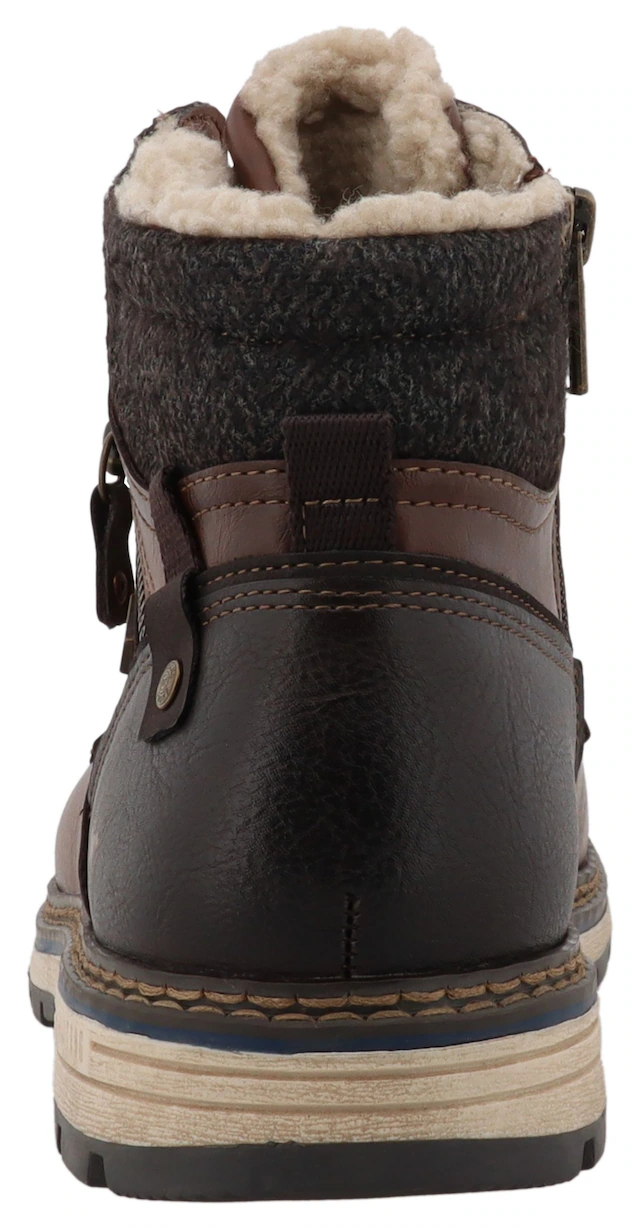 Mustang Shoes Winterboots »Mariko« Workerboots, Schnürboots mit TEX-Ausstattung
