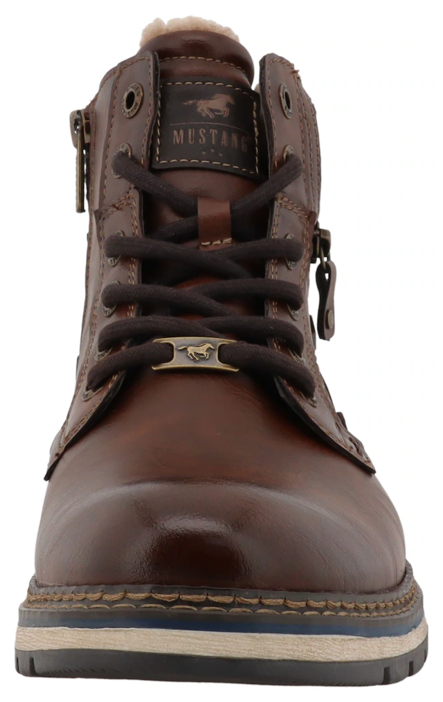 Mustang Shoes Winterboots »Mariko« Workerboots, Schnürboots mit TEX-Ausstattung