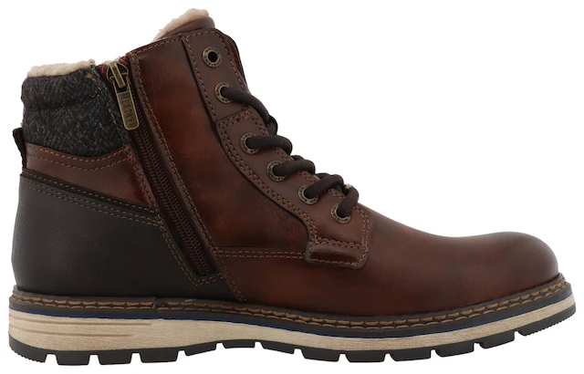 Mustang Shoes Winterboots »Mariko« Workerboots, Schnürboots mit TEX-Ausstattung