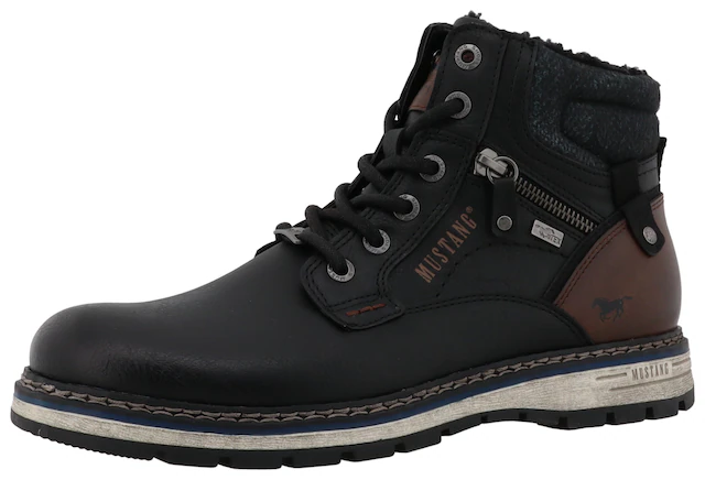 Mustang Shoes Winterboots »Mariko« Workerboots, Schnürboots mit TEX-Ausstattung