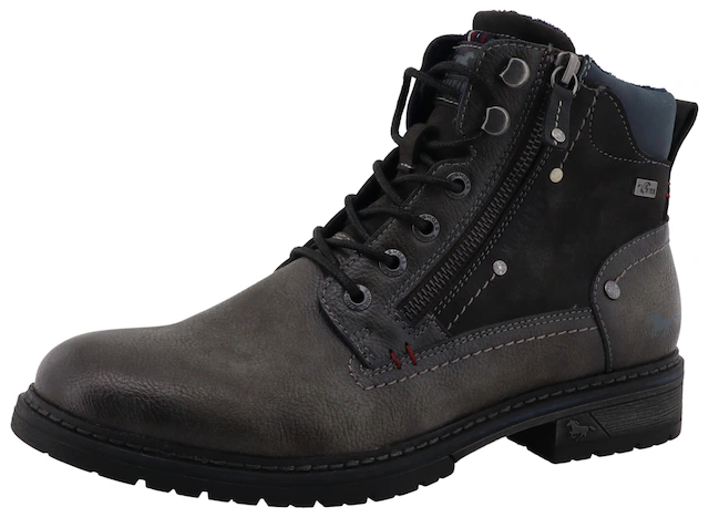 Mustang Shoes Schnürboots »Marcas« Business Stiefel, Boots mit Textilfutter