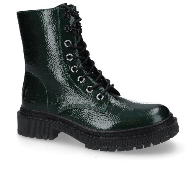 Dockers by Gerli Schnürboots Biker Boots mit Reißverschluss