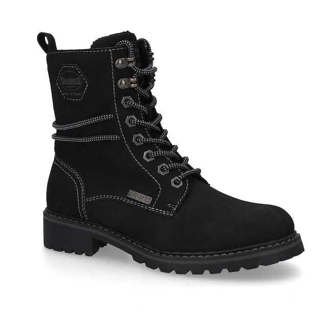 Dockers by Gerli Stiefelette Schnürboots mit modischer Schnürung