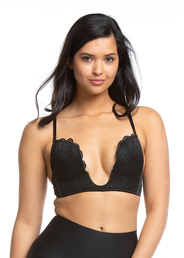 MAGIC Bodyfashion Bügelloser BH »V-Bra« Verziert mit wunderschöner Spitze und Netz-Details