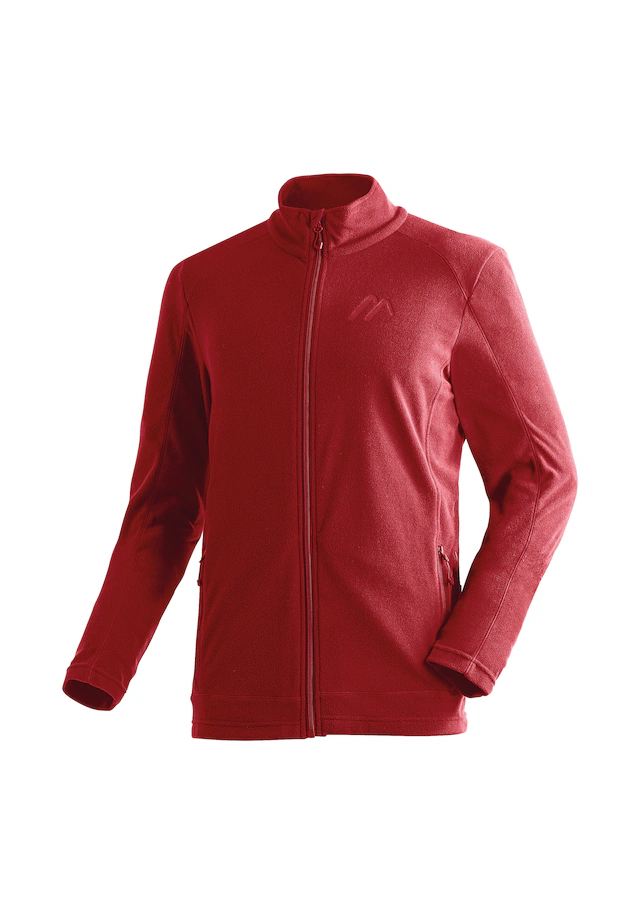 Maier Sports Fleecejacke »Dennis Jacket M« Herren Midlayer, pflegeleichtes Fleece mit 2 RV-Taschen