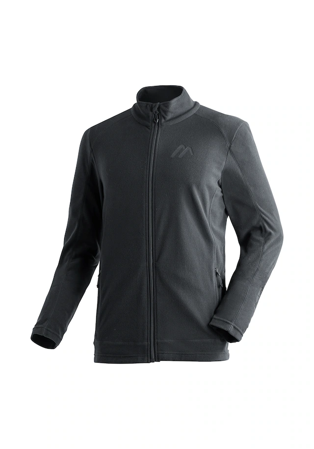 Maier Sports Fleecejacke »Dennis Jacket M« Herren Midlayer, pflegeleichtes Fleece mit 2 RV-Taschen