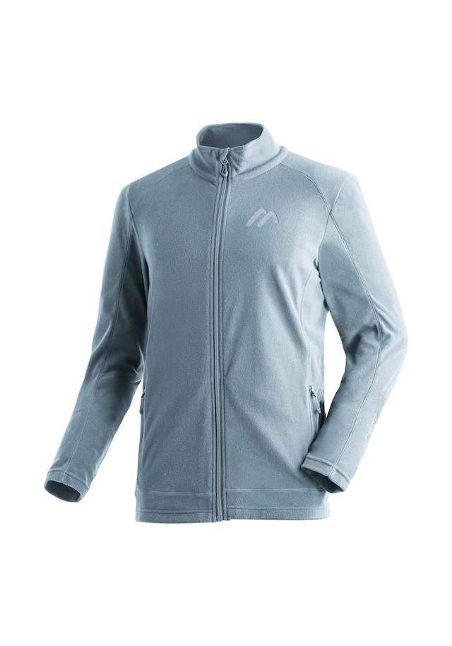 Maier Sports Fleecejacke »Dennis Jacket M« Herren Midlayer, pflegeleichtes Fleece mit 2 RV-Taschen