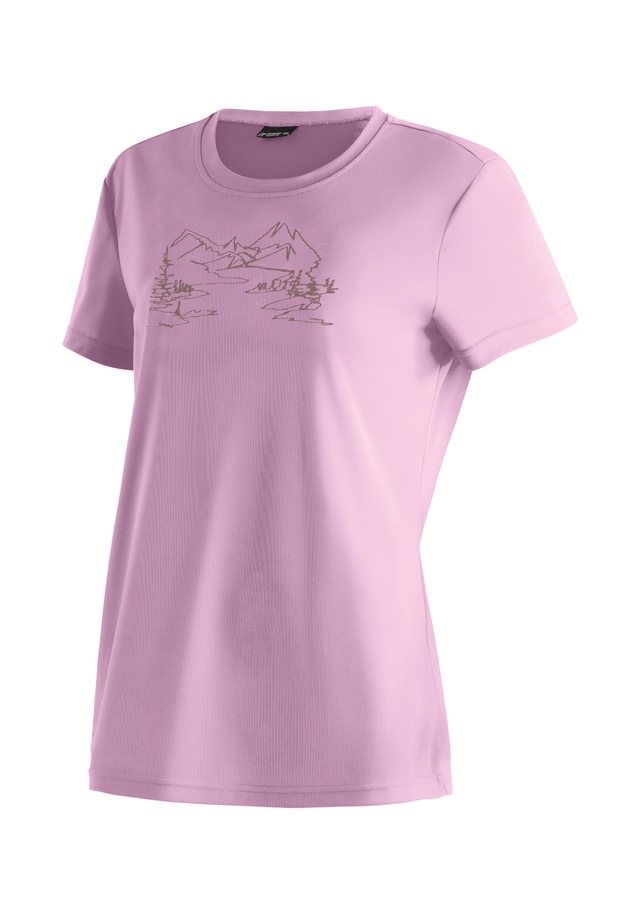 Maier Sports T-Shirt »Wilma Print« Damen Kurzarmshirt, leichtes Sommer Funktionsshirt, Rundhals, Reg Fit