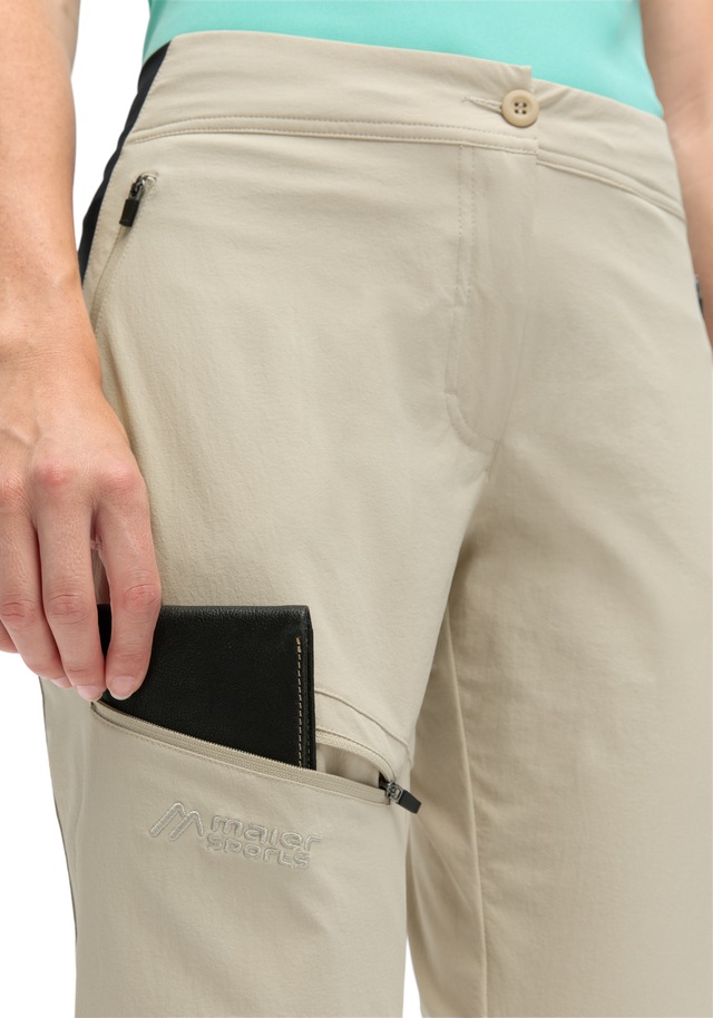Maier Sports Outdoorhose »Inara slim Vario« Damen Wanderhose, Funktionshose mit Variobund und 4 Taschen, Slim Fit