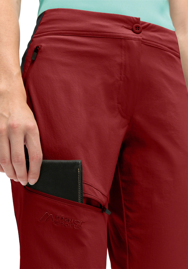 Maier Sports Outdoorhose »Inara slim Vario« Damen Wanderhose, Funktionshose mit Variobund und 4 Taschen, Slim Fit
