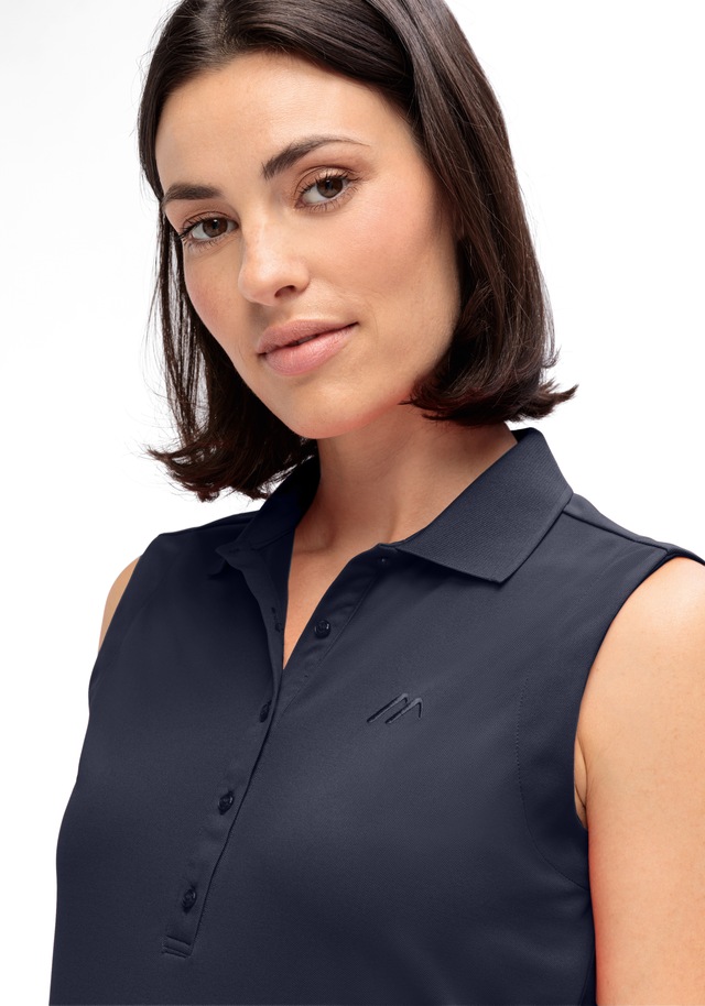 Maier Sports Poloshirt »Ulrike sleeveless« Damen Polo, leichtes Shirt, ärmelloses Funktionsshirt, Regular Fit