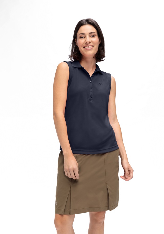 Maier Sports Poloshirt »Ulrike sleeveless« Damen Polo, leichtes Shirt, ärmelloses Funktionsshirt, Regular Fit