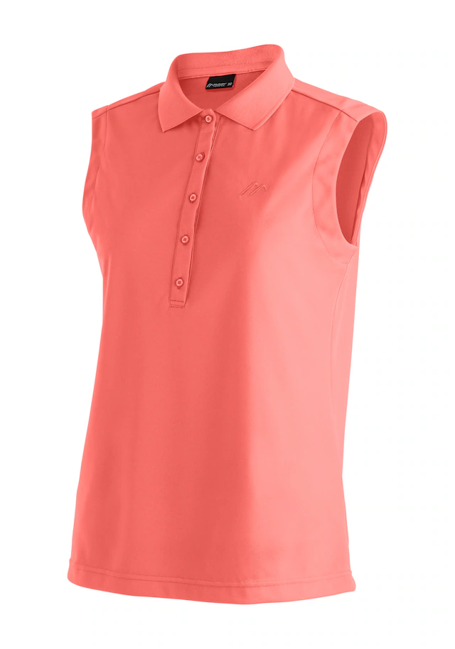 Maier Sports Poloshirt »Ulrike sleeveless« Damen Polo, leichtes Shirt, ärmelloses Funktionsshirt, Regular Fit