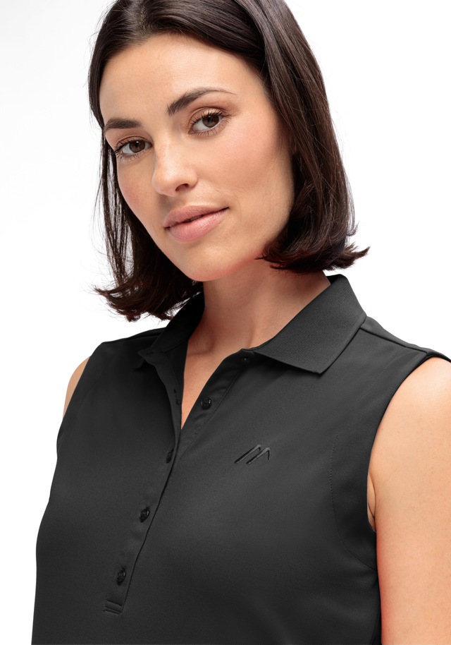 Maier Sports Poloshirt »Ulrike sleeveless« Damen Polo, leichtes Shirt, ärmelloses Funktionsshirt, Regular Fit