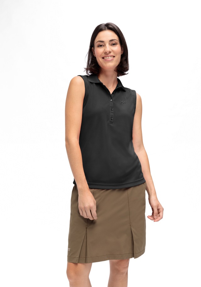Maier Sports Poloshirt »Ulrike sleeveless« Damen Polo, leichtes Shirt, ärmelloses Funktionsshirt, Regular Fit