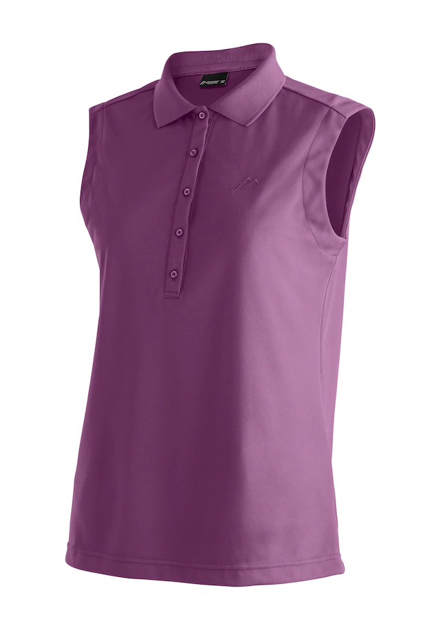 Maier Sports Poloshirt »Ulrike sleeveless« Damen Polo, leichtes Shirt, ärmelloses Funktionsshirt, Regular Fit
