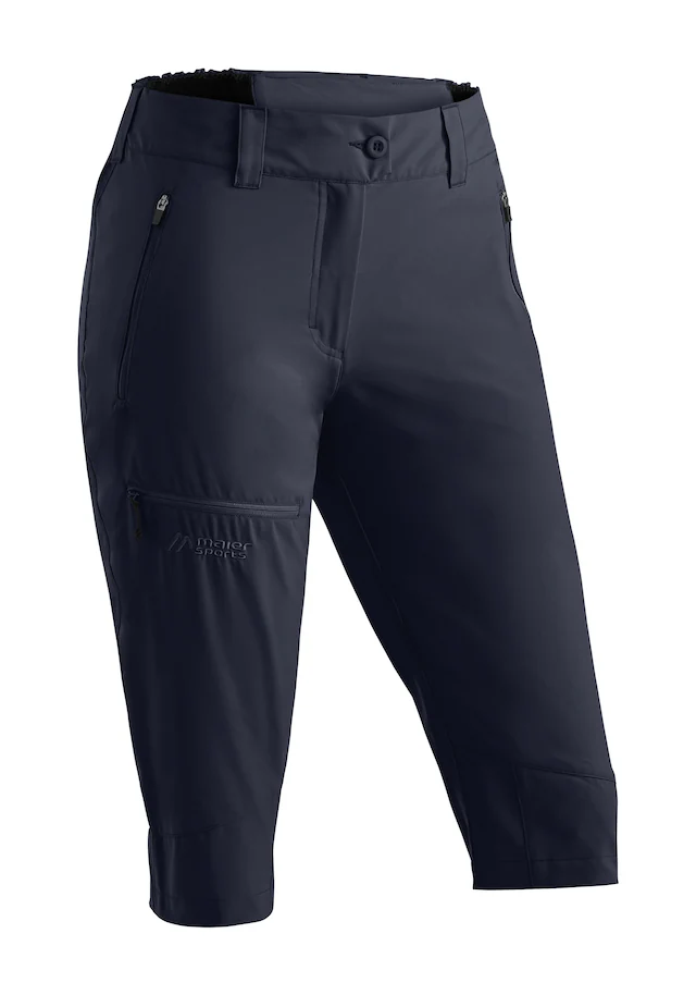 Maier Sports Outdoorhose »Lulaka Capri Loop« Damen Wanderhose, elastische Funktionshose mit 3 Taschen, Regular Fit