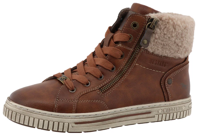 Mustang Shoes Winterboots »Janique« High Top Sneaker, Winterboots mit Warmfutter