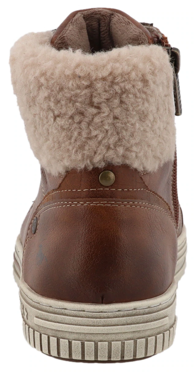 Mustang Shoes Winterboots »Janique« High Top Sneaker, Winterboots mit Warmfutter