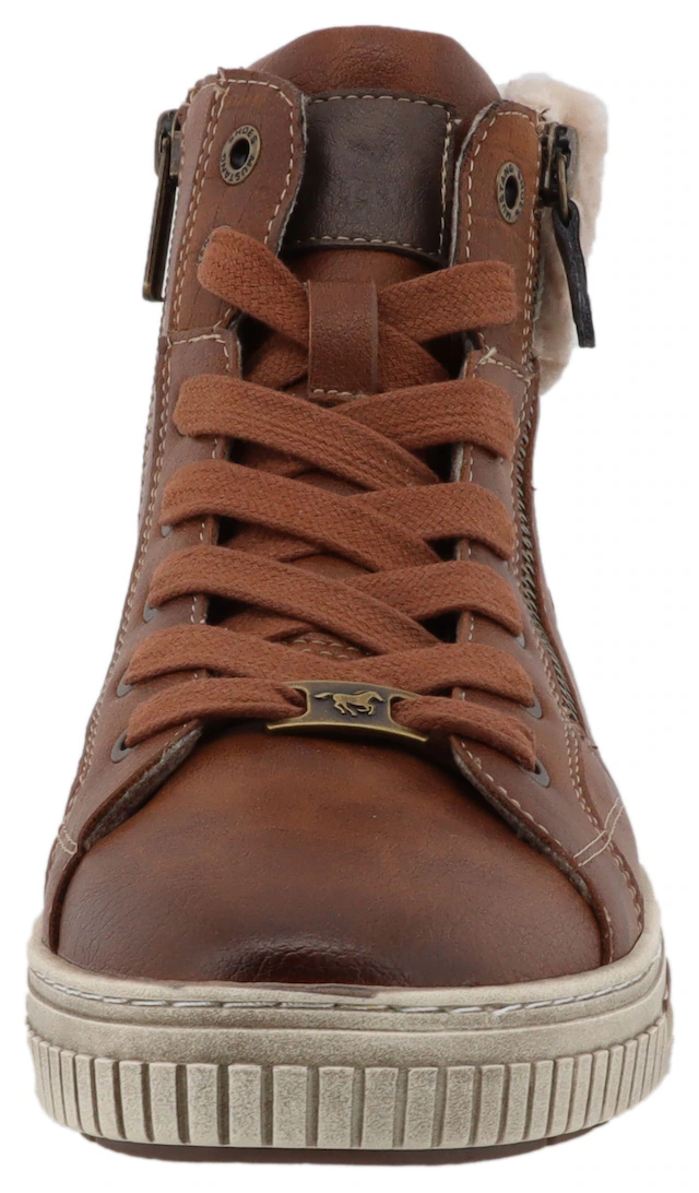 Mustang Shoes Winterboots »Janique« High Top Sneaker, Winterboots mit Warmfutter