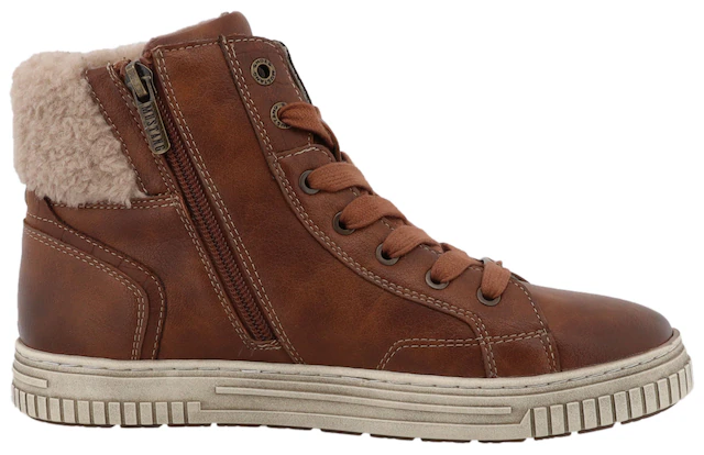 Mustang Shoes Winterboots »Janique« High Top Sneaker, Winterboots mit Warmfutter