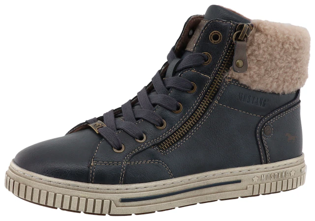 Mustang Shoes Winterboots »Janique« High Top Sneaker, Winterboots mit Warmfutter