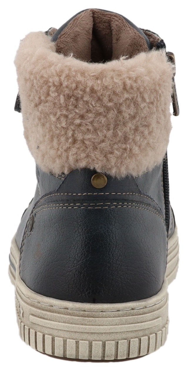Mustang Shoes Winterboots »Janique« High Top Sneaker, Winterboots mit Warmfutter