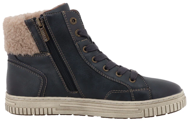 Mustang Shoes Winterboots »Janique« High Top Sneaker, Winterboots mit Warmfutter