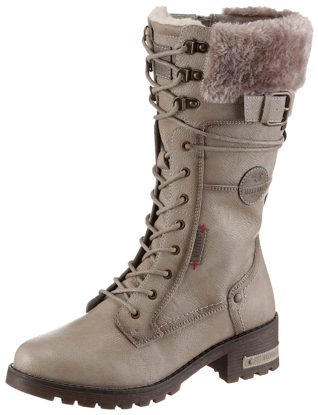 Mustang Shoes Winterstiefel »Haukea« Snowboots, Winterstiefel mit TEX-Membrane