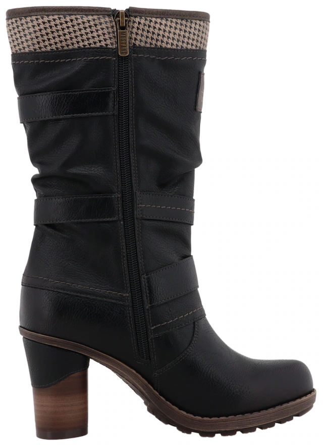 Mustang Shoes Winterstiefel »Palma« Kurzstiefel, Winterstiefel mit wärmendem Textifutter