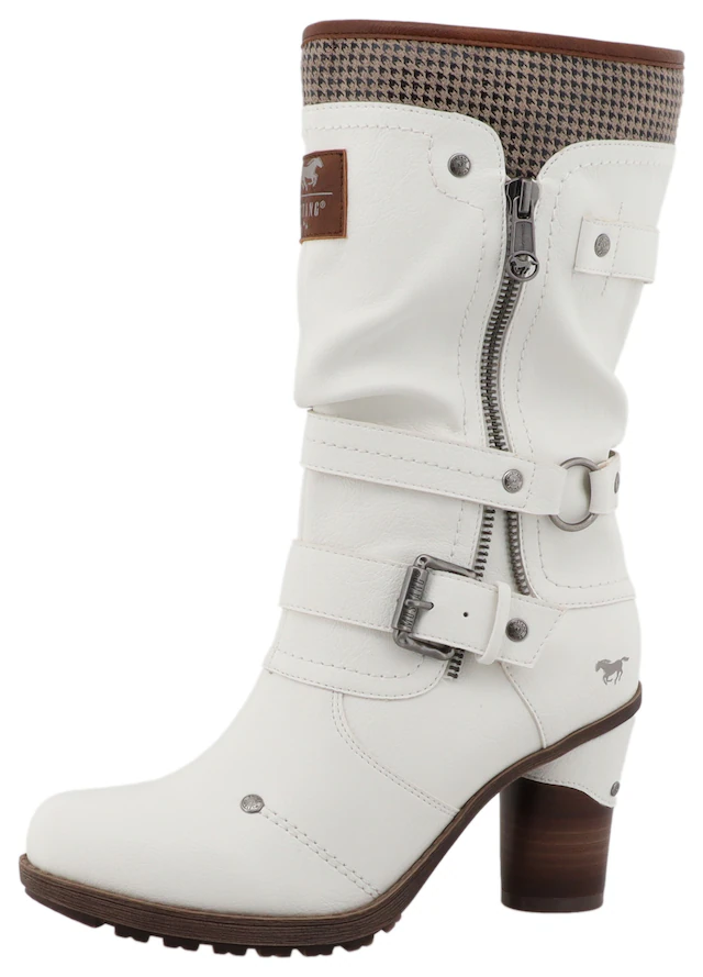 Mustang Shoes Winterstiefel »Palma« Kurzstiefel, Winterstiefel mit wärmendem Textifutter